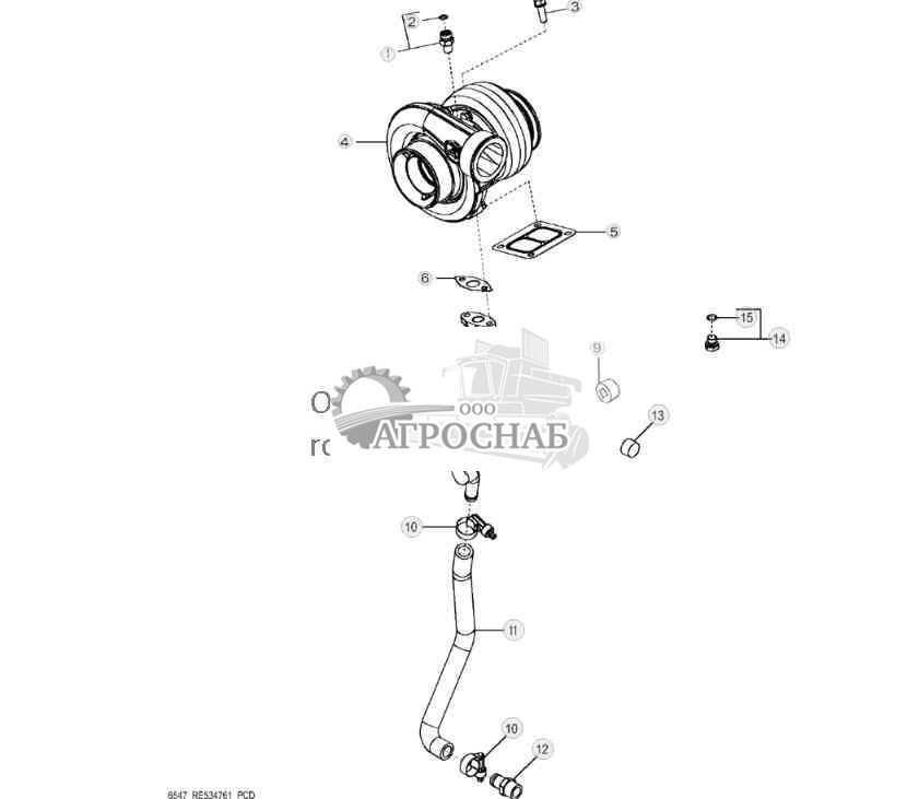 6547 Турбонагнетатель 